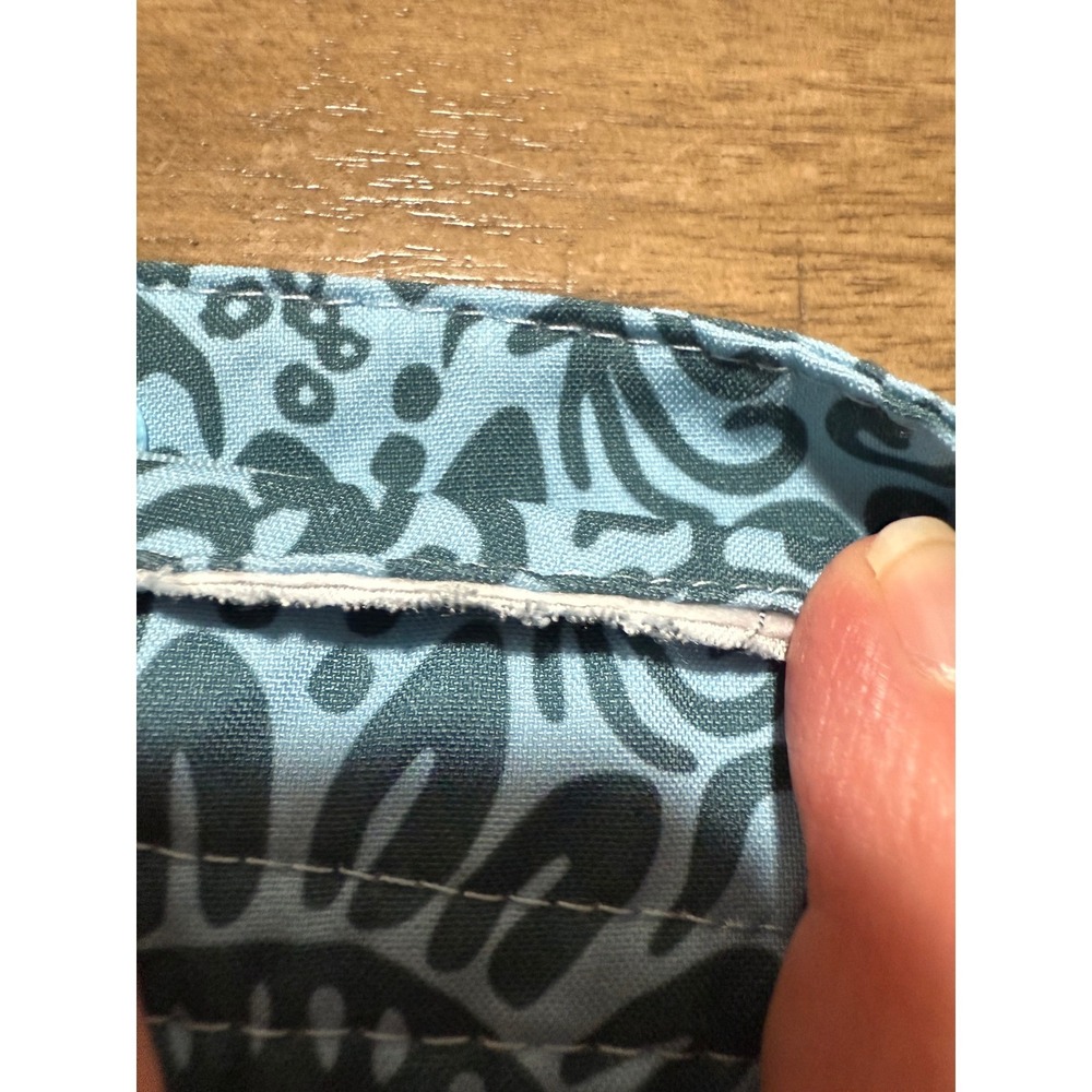 RipSkirt Women's Blue Floral Print Skirt with Pockets adjustable waist Size L - Picture 5 of 7